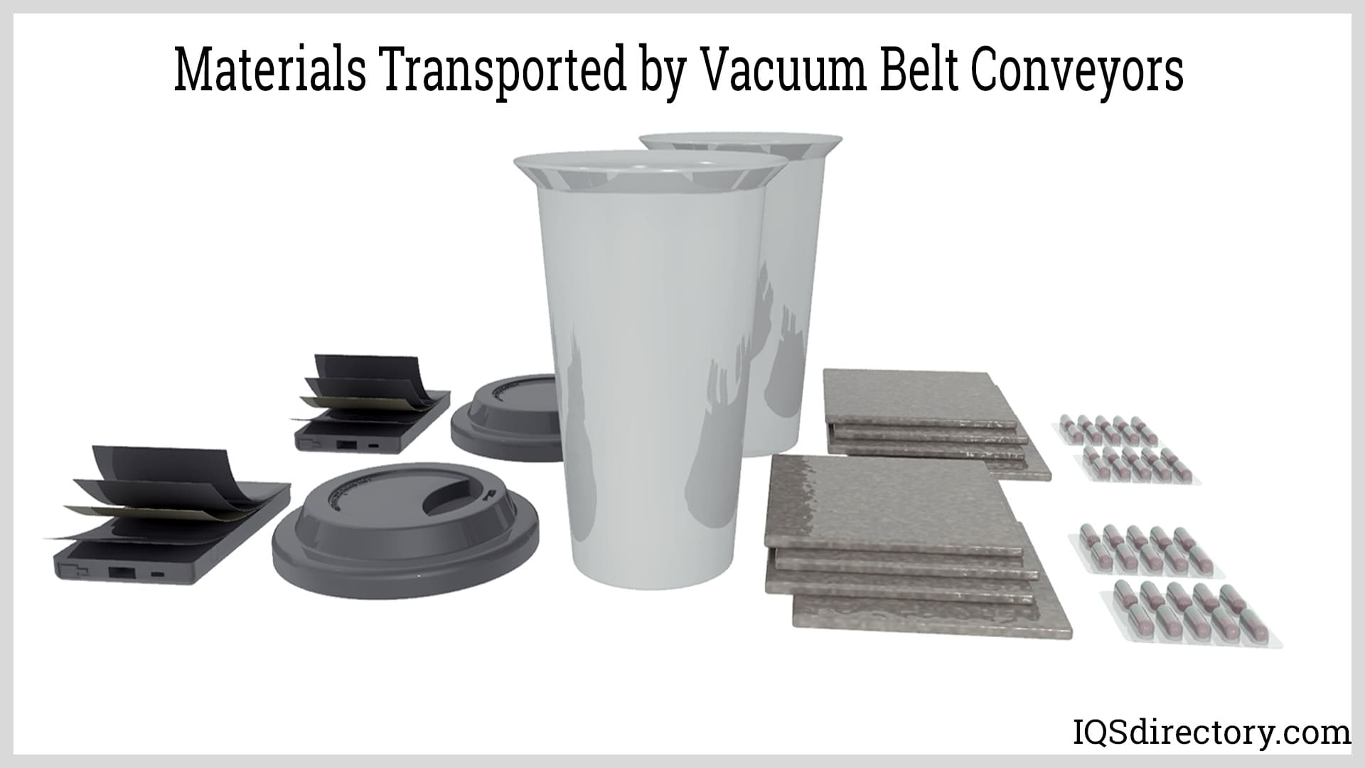 Materials Transported by Vacuum Belt Conveyors