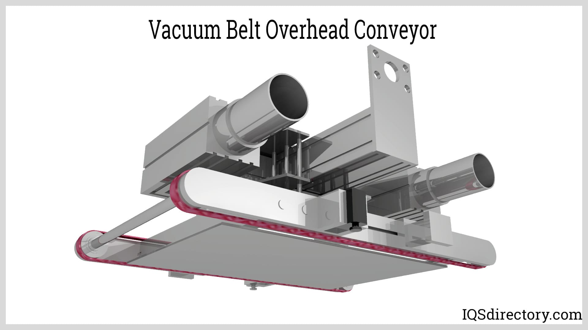 Vacuum Belt Overhead Conveyor